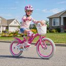 Girls Bike 12-18 Inch with Training Wheels and Basket