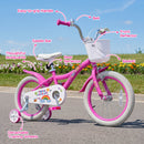 Girls Bike 12-18 Inch with Training Wheels and Basket