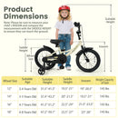 14 Inches Kids Bike Sport Bicycle with Removable Training Wheels
