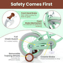 16 Inch Kids Bike with Adjustable Seat and Bell for Kids 3-8 Years Olds-16 inches