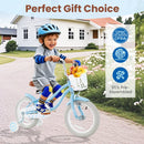16 Inch Kids Bike with Adjustable Handlebar and Seat for 4-7 Year Old