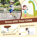 14/16/18 Inch Kids Bike Adjustable with Training Wheels Ages 3-8 Years Olds-16 inches