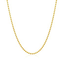 14k Yellow Gold Bead Chain 1.5mm