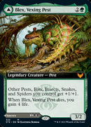 Blex, Vexing Pest // Search for Blex (STX-322) - Strixhaven: School of Mages: (Extended Art)