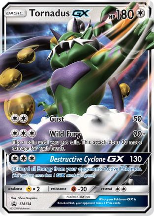 Tornadus GX SM134/248 - SM Promos Holofoil