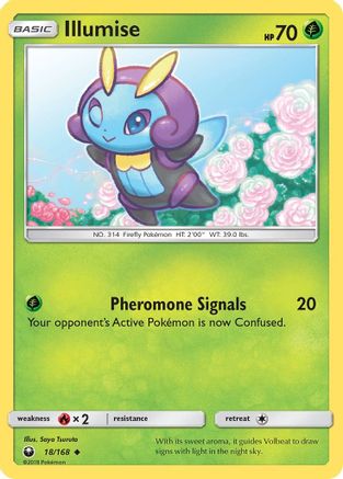 Illumise 018/168 - SM  Celestial Storm Reverse Holofoil