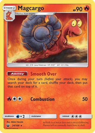 Magcargo 024/168 - SM  Celestial Storm
