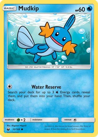 Mudkip 032/168 - SM  Celestial Storm Reverse Holofoil