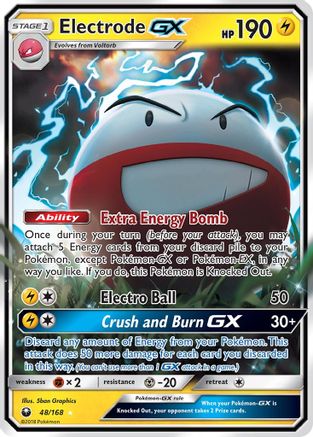Electrode GX 048/168 - SM  Celestial Storm Holofoil