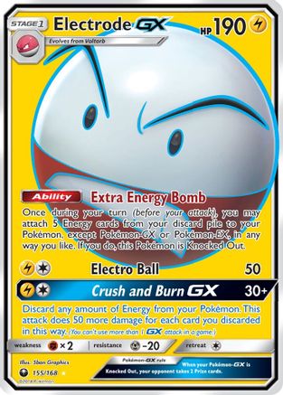 Electrode GX (Full Art) 155/168 - SM  Celestial Storm Holofoil
