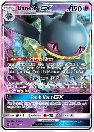 Banette GX 066/168 - SM  Celestial Storm Holofoil
