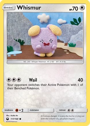 Whismur 117/168 - SM  Celestial Storm