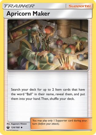 Apricorn Maker 124/168 - SM  Celestial Storm Reverse Holofoil