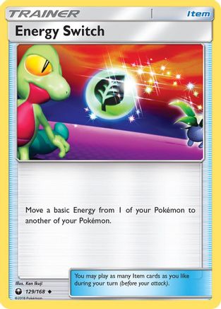 Energy Switch 129/168 - SM  Celestial Storm Reverse Holofoil