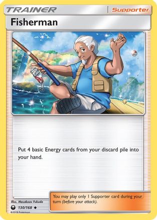 Fisherman 130/168 - SM  Celestial Storm Reverse Holofoil