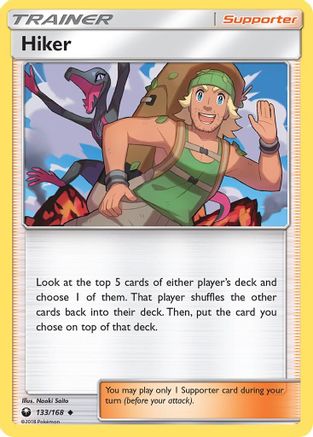 Hiker 133/168 - SM  Celestial Storm Reverse Holofoil