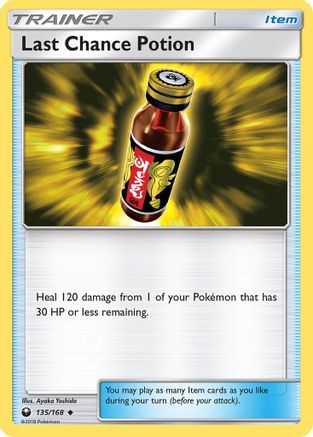Last Chance Potion 135/168 - SM  Celestial Storm