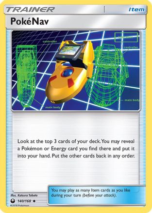 PokeNav 140/168 - SM  Celestial Storm Reverse Holofoil