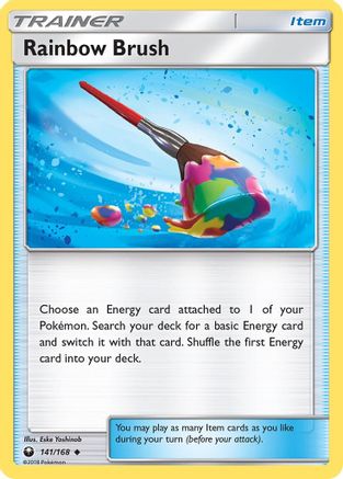 Rainbow Brush 141/168 - SM  Celestial Storm Reverse Holofoil