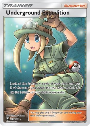 Underground Expedition (Full Art) 168/168 - SM  Celestial Storm Holofoil