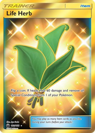 Life Herb (Secret) 180/168 - SM  Celestial Storm Holofoil