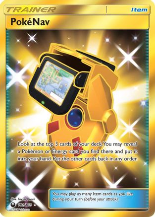 PokeNav (Secret) 181/168 - SM  Celestial Storm Holofoil