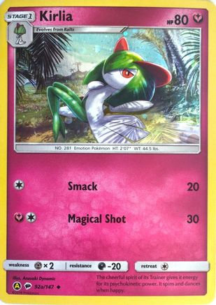 Kirlia 92a/147 - Alternate Art Promos Holofoil
