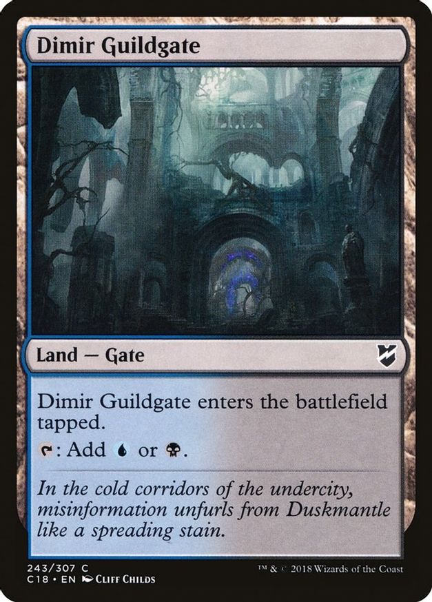 Dimir Guildgate | 243 | Commander 2018