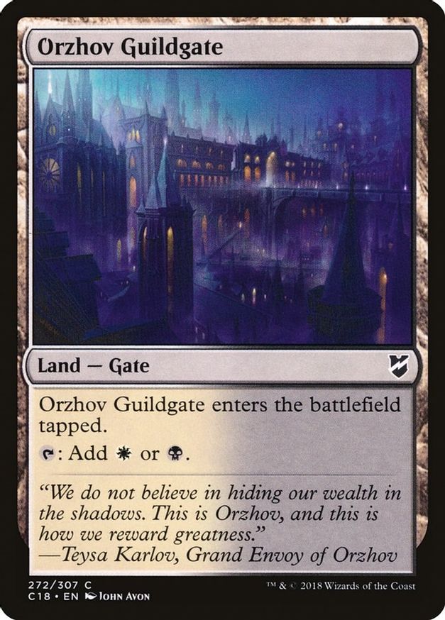 Orzhov Guildgate | 272 | Commander 2018