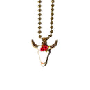 Cow Skull Charm - Tumbler Handle Charm