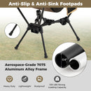 Portable Camping Chair with Compact Carrying Bag-Coffee