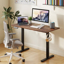 48 Inch x 24 Inch Ergonomic Electric Standing Desk with 3 Memory Settings for Home Office