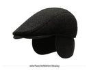 Outdoor Cycling Warm Short Brim Beret Ear Protection Hat
