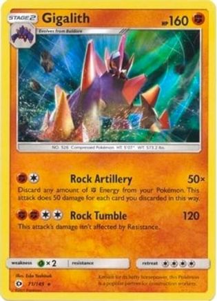 Gigalith (Cosmos Holo) 071/149 - Blister Exclusives Holofoil