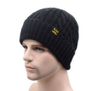 European American Knitted Men's Autumn Winter Hat