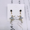 Golden Euro-Korean Pearl Bow Ear Team