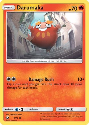 Darumaka 008/70 - Dragon Majesty Reverse Holofoil