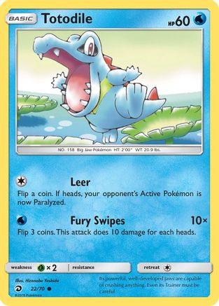 Totodile 022/70 - Dragon Majesty