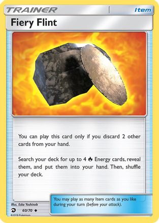 Fiery Flint 060/70 - Dragon Majesty Reverse Holofoil