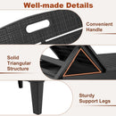 Outdoor PP Chaise Lounge Chairs Set of 2 with 4-Position Adjustable Backrests