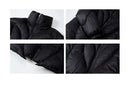 Black Stand-up Collar Profile Winter Thick Coat Tide