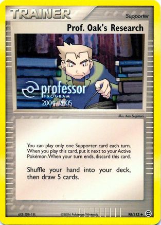 Prof. Oak's Research (2004-2005) 098 - Professor Program Promos
