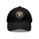 Department of Government Efficiency (DOGE) Dad Hat with Leather Patch (Round)