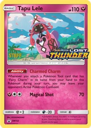 Tapu Lele (Prerelease) [Staff] SM152 - SM Promos Holofoil