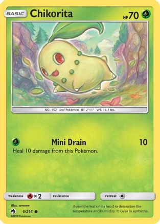 Chikorita 006/214 - SM  Lost Thunder