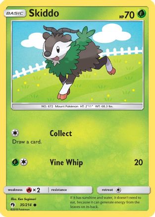 Skiddo 035/214 - SM  Lost Thunder