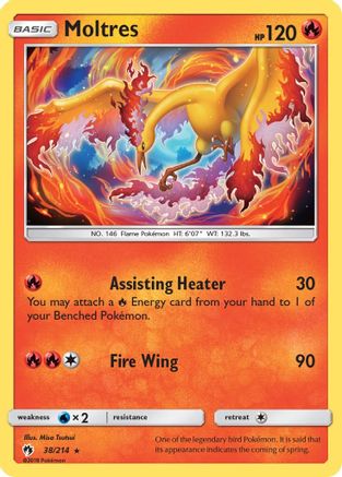 Moltres 038/214 - SM  Lost Thunder