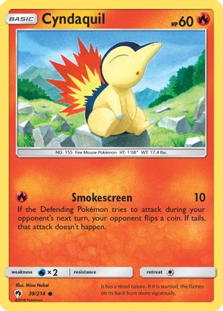 Cyndaquil 039/214 - SM  Lost Thunder
