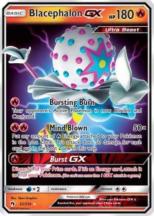 Blacephalon GX 052/214 - SM  Lost Thunder Holofoil
