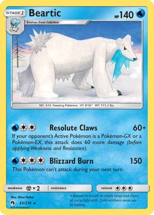 Beartic 062/214 - SM  Lost Thunder
